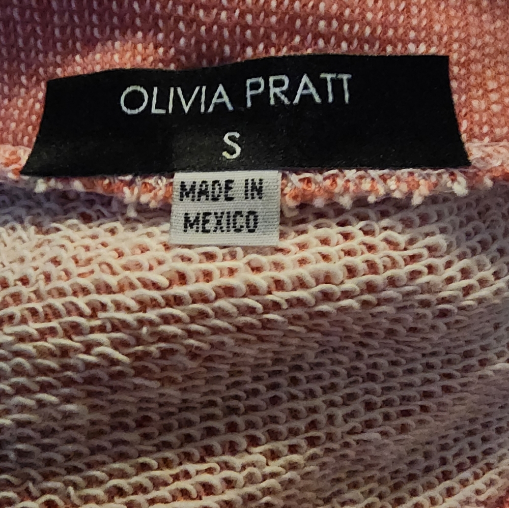 Olivia Pratt Pink Sweater Oversized Size Small - Picture 3 of 3